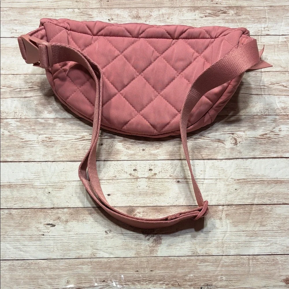 Vera Bradley Quilted Crossbody Belt Bag in Glorious Pink